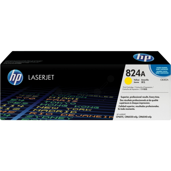 Laserový toner HP 824A (CB382A) yellow (žltá) - originálny