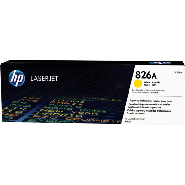 Laserový toner HP 826A (CF312A) yellow (žltá) - originálny