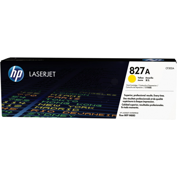 Laserový toner HP 827A (CF302A) yellow (žltá) - originálny