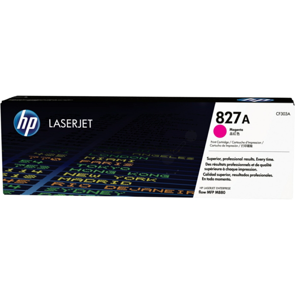 Laserový toner HP 827A (CF303A) magenta (purpurová) - originálny