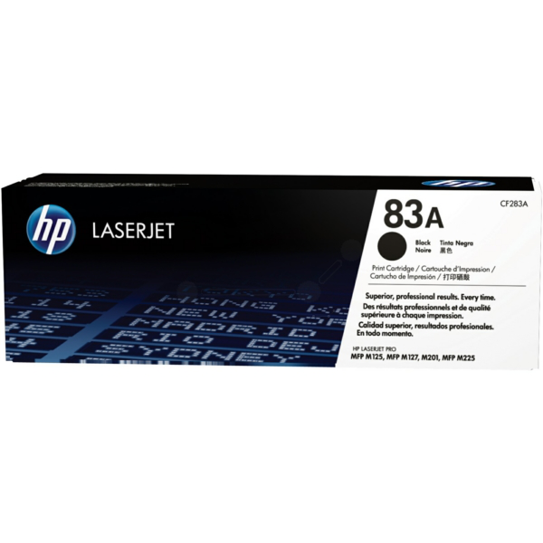 Laserový toner HP 83A (CF283A) black (čierna) - originálny