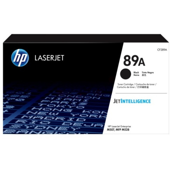 Laserový toner HP 89A (CF289A) black (čierna) - originálny