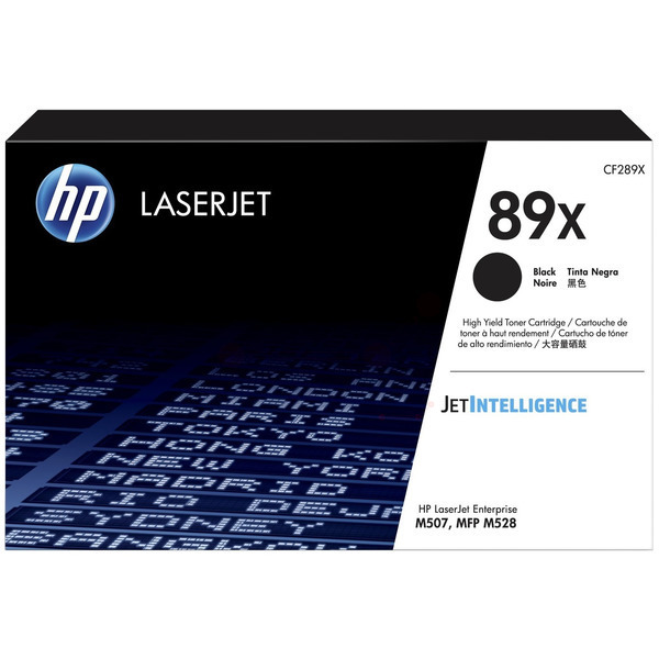 Laserový toner HP 89X (CF289X) black (čierna) - originálny