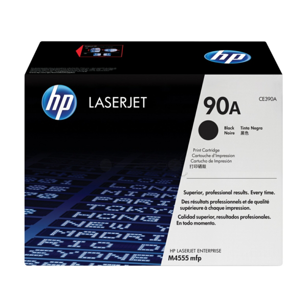 Laserový toner HP 90A (CE390A) black (čierna) - originálny