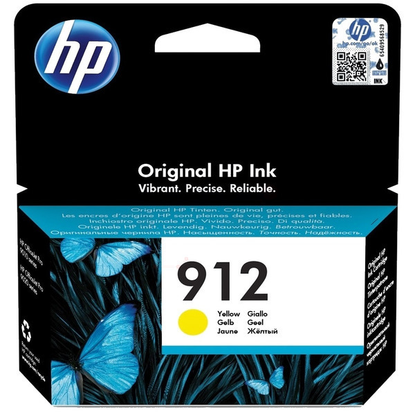 Farba do tlačiarne HP 912 (3YL79AE) yellow (žltá) - originálna