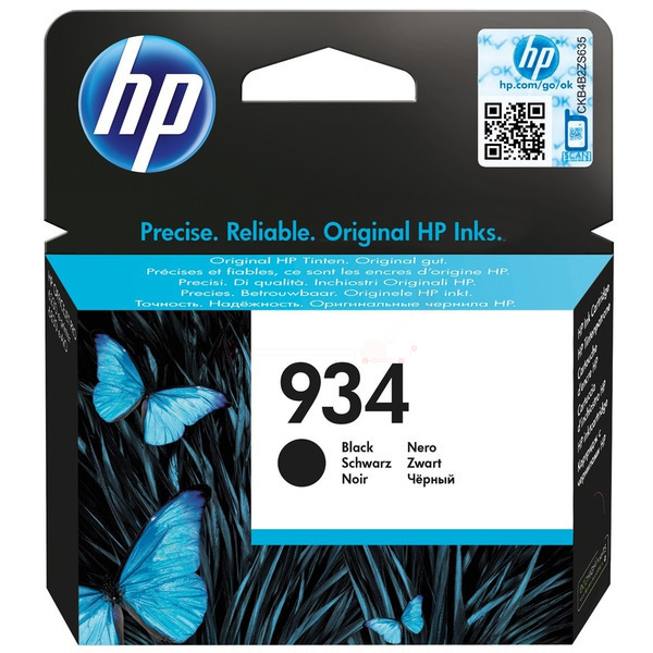 Farba do tlačiarne HP 934 (C2P19AE) black (čierna) - originálna