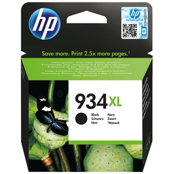 Farba do tlačiarne HP 934XL (C2P23AE) black (čierna) - originálna