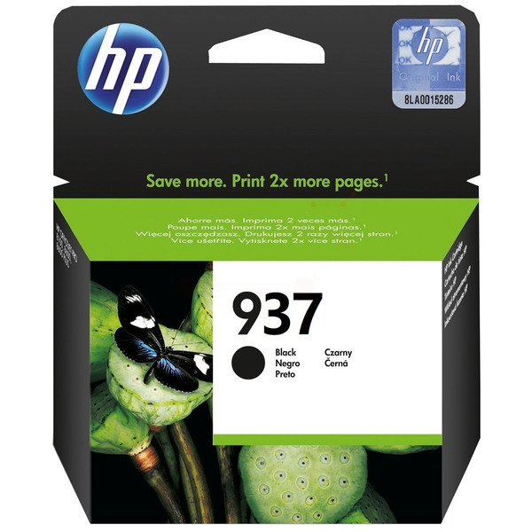 Farba do tlačiarne HP 937 (4S6W5NE) black (čierna) - originálna