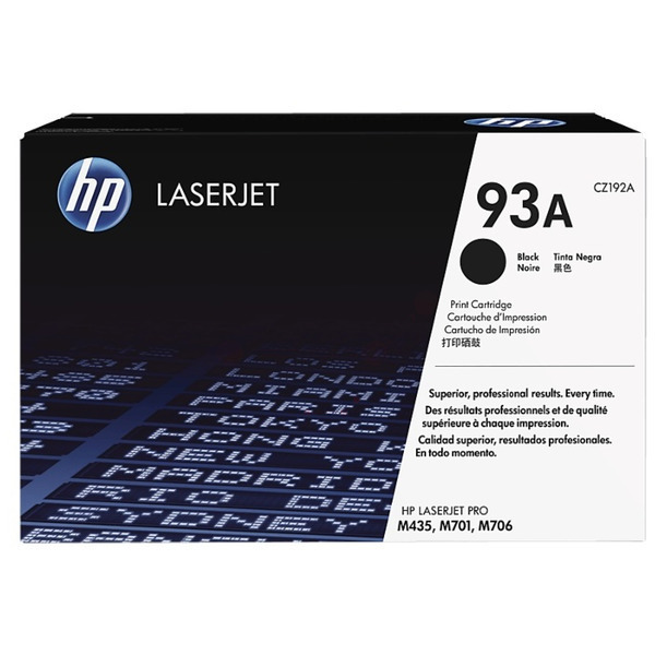 Laserový toner HP 93A (CZ192A) black (čierna) - originálny
