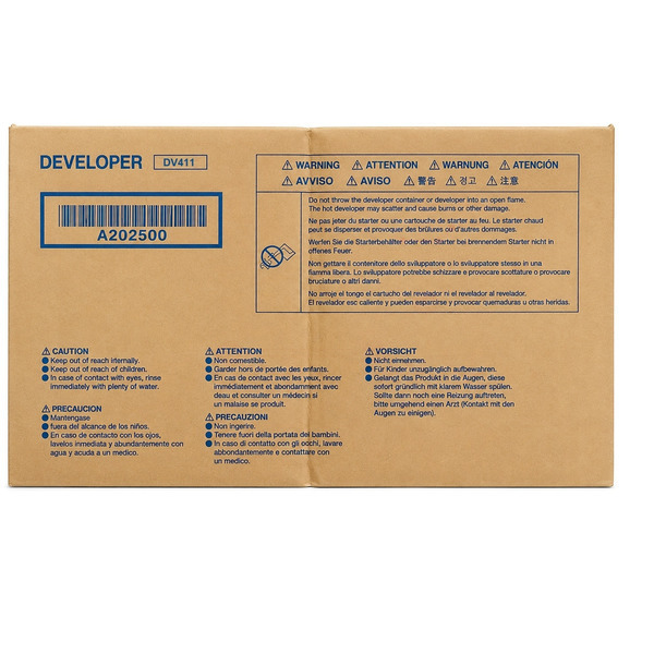 Developer Konica Minolta DV-411 (A202550) black (čierna) - originálny
