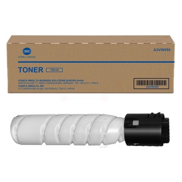 Laserový toner Konica Minolta TN-118 2ks (A3VW050) black (čierna) - originálny