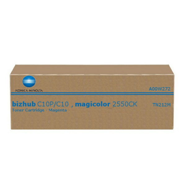 Laserový toner Konica Minolta TN-212 M (A00W272) magenta (purpurová) - originálny