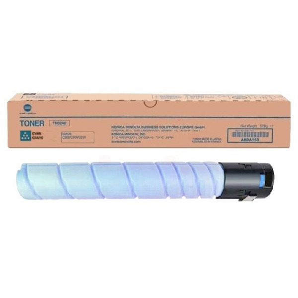 Laserový toner Konica Minolta TN-324 C (A8DA450) cyan (azúrová) - originálny