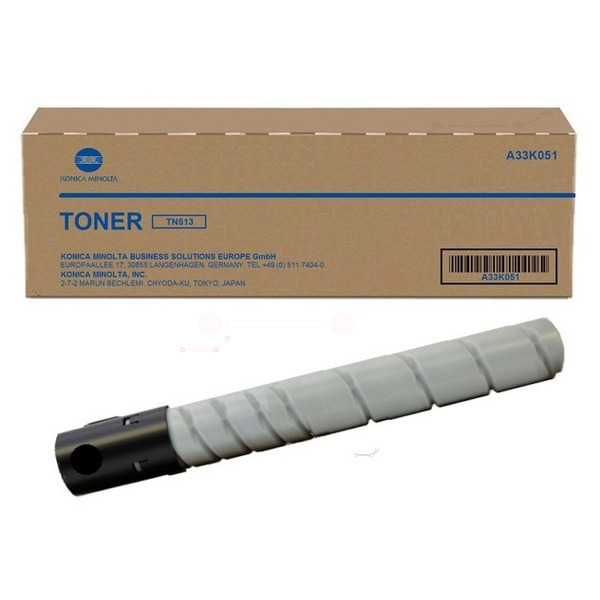 Laserový toner Konica Minolta TN-513 (A33K051) black (čierna) - originálny