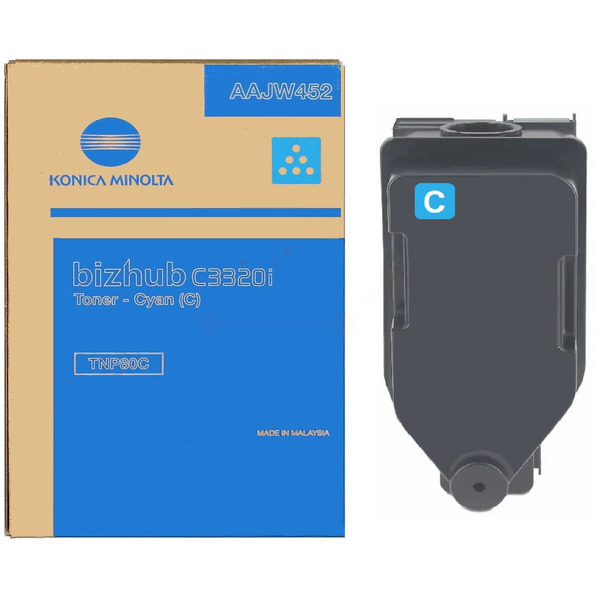 Laserový toner Konica Minolta TNP-80 C (AAJW452) cyan (azúrová) - originálny