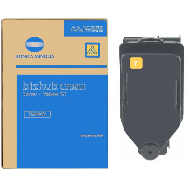Laserový toner Konica Minolta TNP-80 Y (AAJW252) yellow (žltá) - originálny