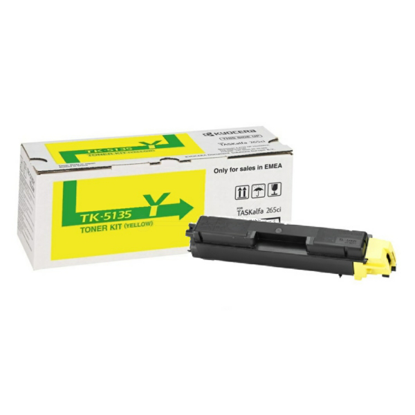 Laserový toner Kyocera TK-5135 (1T02PAANL0) yellow (žltá) - originálny