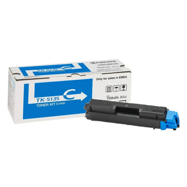 Laserový toner Kyocera TK-5135 (1T02PACNL0) cyan (azúrová) - originálny