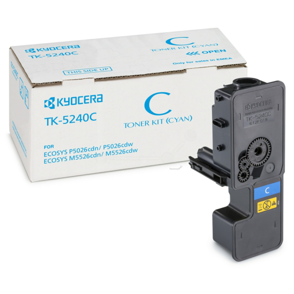Laserový toner Kyocera TK-5240 (1T02R7CNL0) cyan (azúrová) - originálny