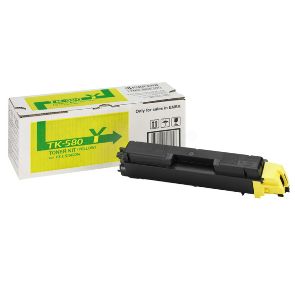 Laserový toner Kyocera TK-580 (1T02KTANL0) yellow (žltá) - originálny