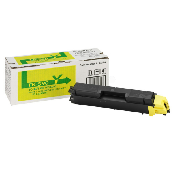 Laserový toner Kyocera TK-590 (1T02KVANL0) yellow (žltá) - originálny