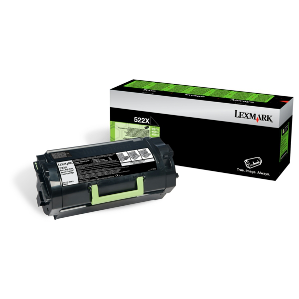 Laserový toner Lexmark 522X (52D2X00) black (čierna) - originálny