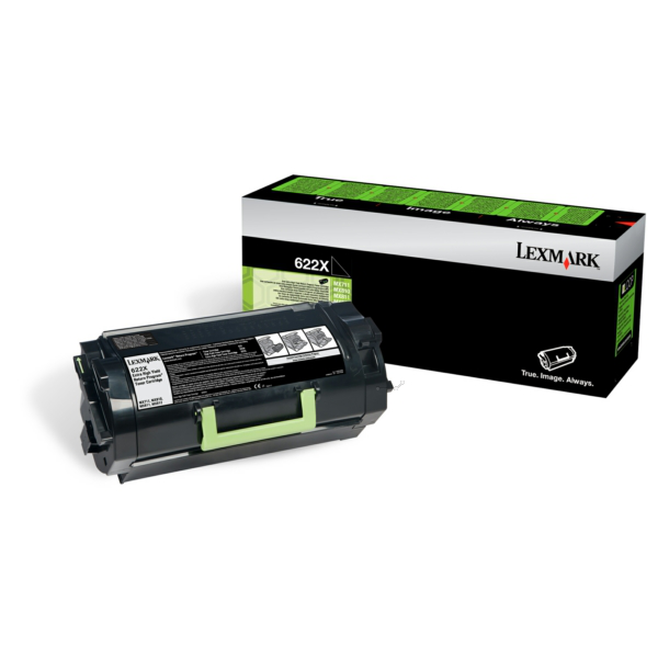 Laserový toner Lexmark 622X (62D2X00) black (čierna) - originálny