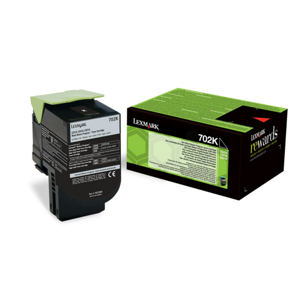 Laserový toner Lexmark 702K (70C20K0) black (čierna) - originálny