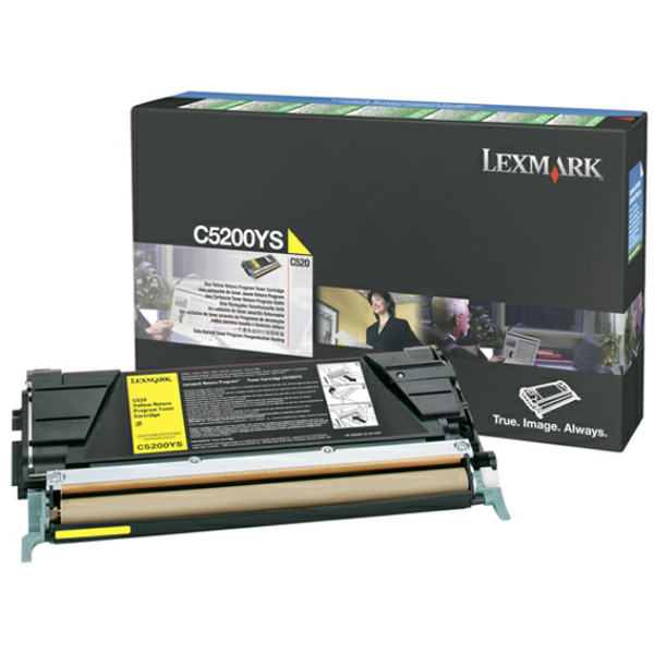 Laserový toner Lexmark C530 (C5200YS) yellow (žltá) - originálny