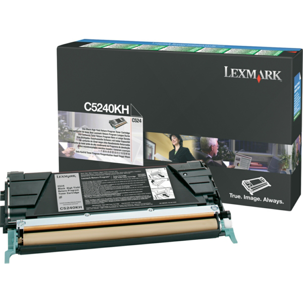 Laserový toner Lexmark C532 (C5240KH) black (čierna) - originálny