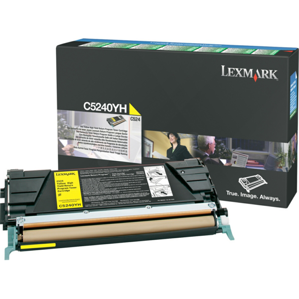 Laserový toner Lexmark C532 (C5240YH) yellow (žltá) - originálny