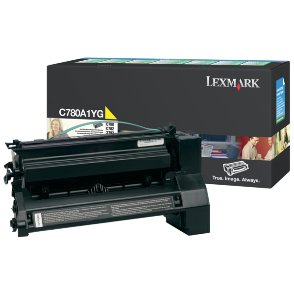 Laserový toner Lexmark C780/X782 (C780A1YG) yellow (žltá) - originálny
