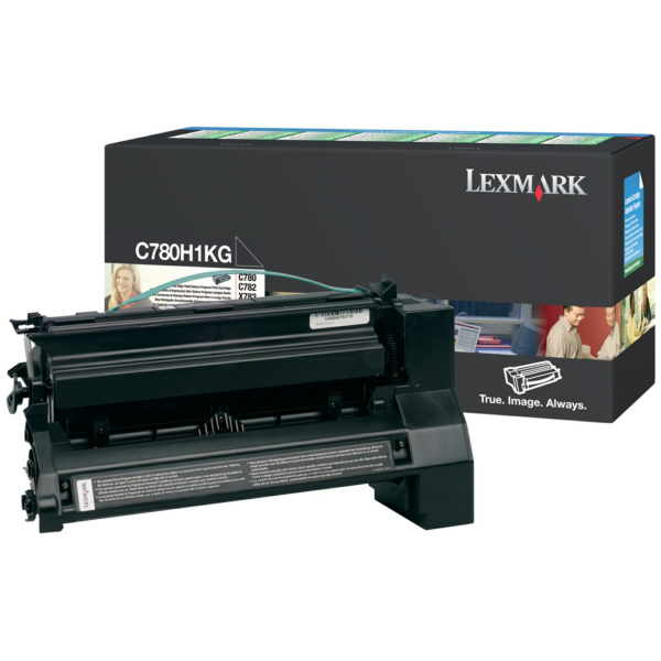 Laserový toner Lexmark C780/X782 (C780H1KG) black (čierna) - originálny