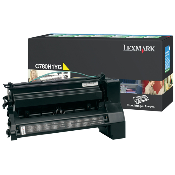 Laserový toner Lexmark C780/X782 (C780H1YG) yellow (žltá) - originálny