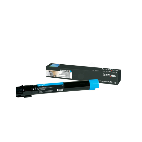 Laserový toner Lexmark C950 (C950X2CG) cyan (azúrová) - originálny