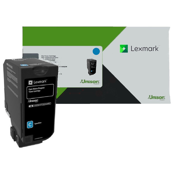 Laserový toner Lexmark CS720/CX725 (74C20C0) cyan (azúrová) - originálny