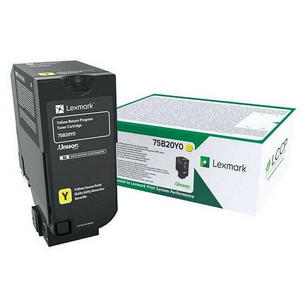 Laserový toner Lexmark CS727/CX727 (75B20Y0) yellow (žltá) - originálny