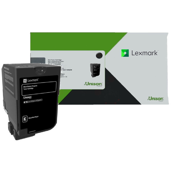 Laserový toner Lexmark CX725 (84C2HK0) black (čierna) - originálny