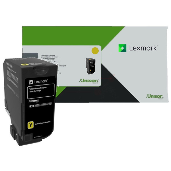Laserový toner Lexmark CX725 (84C2HY0) yellow (žltá) - originálny