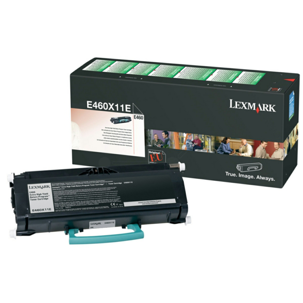 Laserový toner Lexmark E460 (E460X11E) black (čierna) - originálny