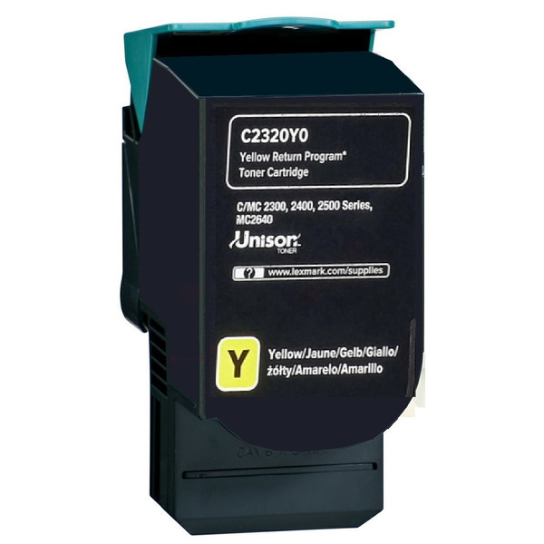 Laserový toner Lexmark MC2640/C2535 (C2320Y0) yellow (žltá) - originálny