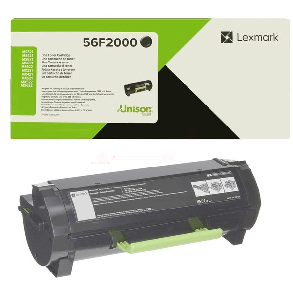 Laserový toner Lexmark MS/MX32 (56F2000) black (čierna) - originálny