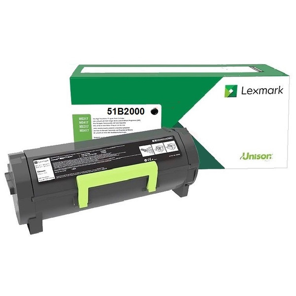 Laserový toner Lexmark MS317/MX317 (51B2000) black (čierna) - originálny