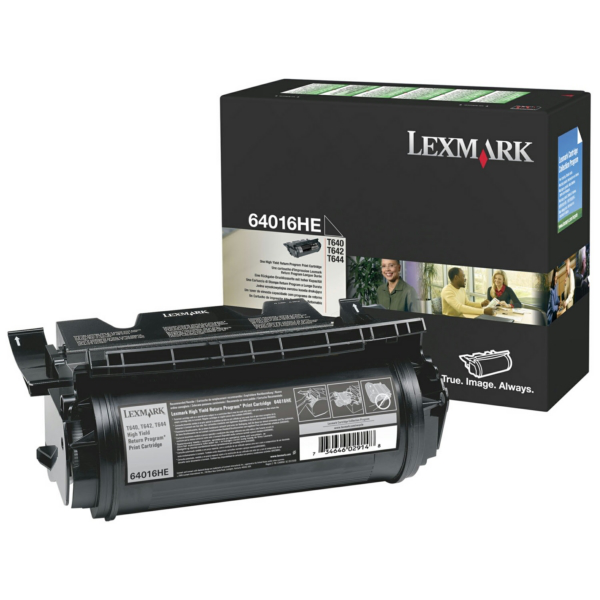 Laserový toner Lexmark T640 (64016HE) black (čierna) - originálny