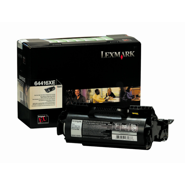 Laserový toner Lexmark T644 (64416XE) black (čierna) - originálny