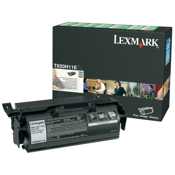 Laserový toner Lexmark T650 (T650H11E) black (čierna) - originálny