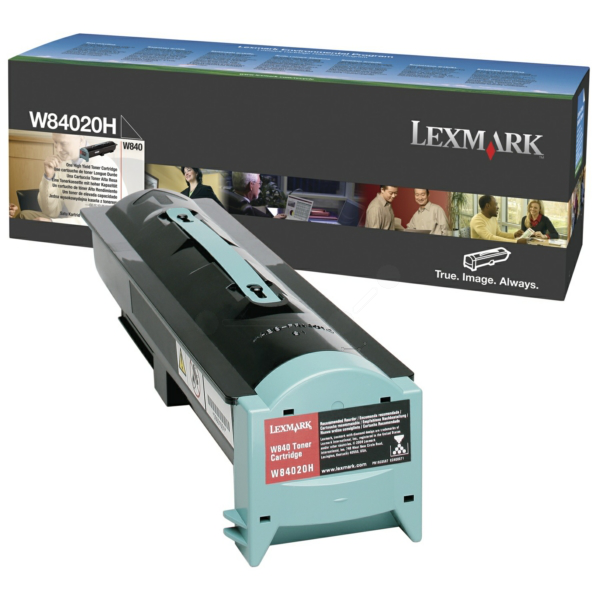 Laserový toner Lexmark W840 (W84020H) black (čierna) - originálny