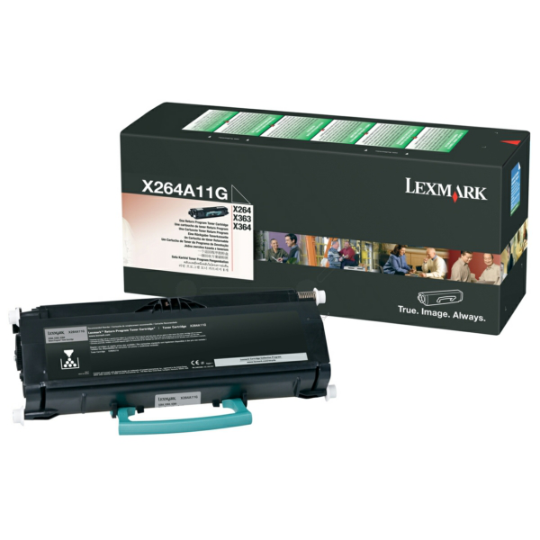 Laserový toner Lexmark X264/363/364 (X264A11G) black (čierna) - originálny