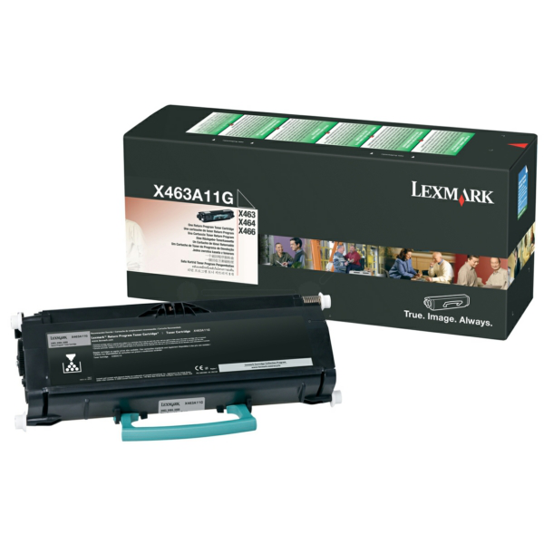 Laserový toner Lexmark X463/464/463 (X463A11G) black (čierna) - originálny