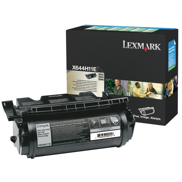 Laserový toner Lexmark X642 (X644H11E) black (čierna) - originálny